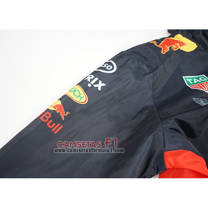 Rompevientos con Capucha del Red Bull Racing F1 2021 Negro Rojo